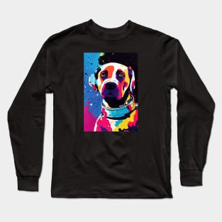 Astronaut labrador portrait Long Sleeve T-Shirt